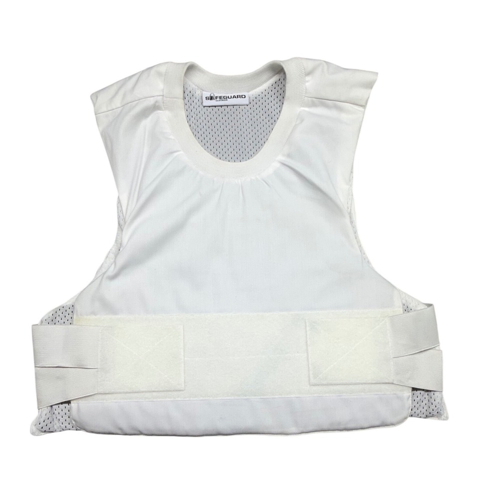SafeGuard Clothing Ballistic Vest NIJ Level II Edged Blade Level 1 White Small